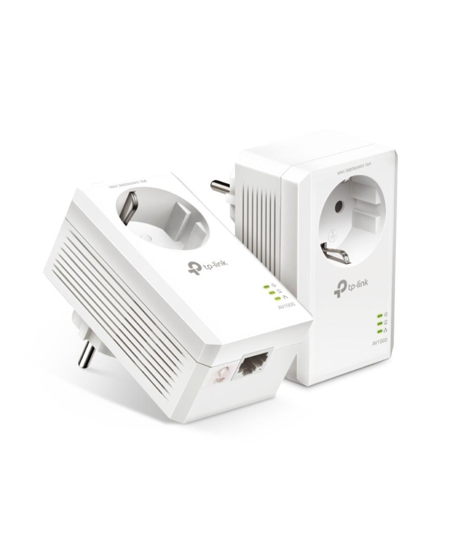 Homeplug tp-link powerline 1000mb pa7017kit passthrough 1p giga kit 2 unidades