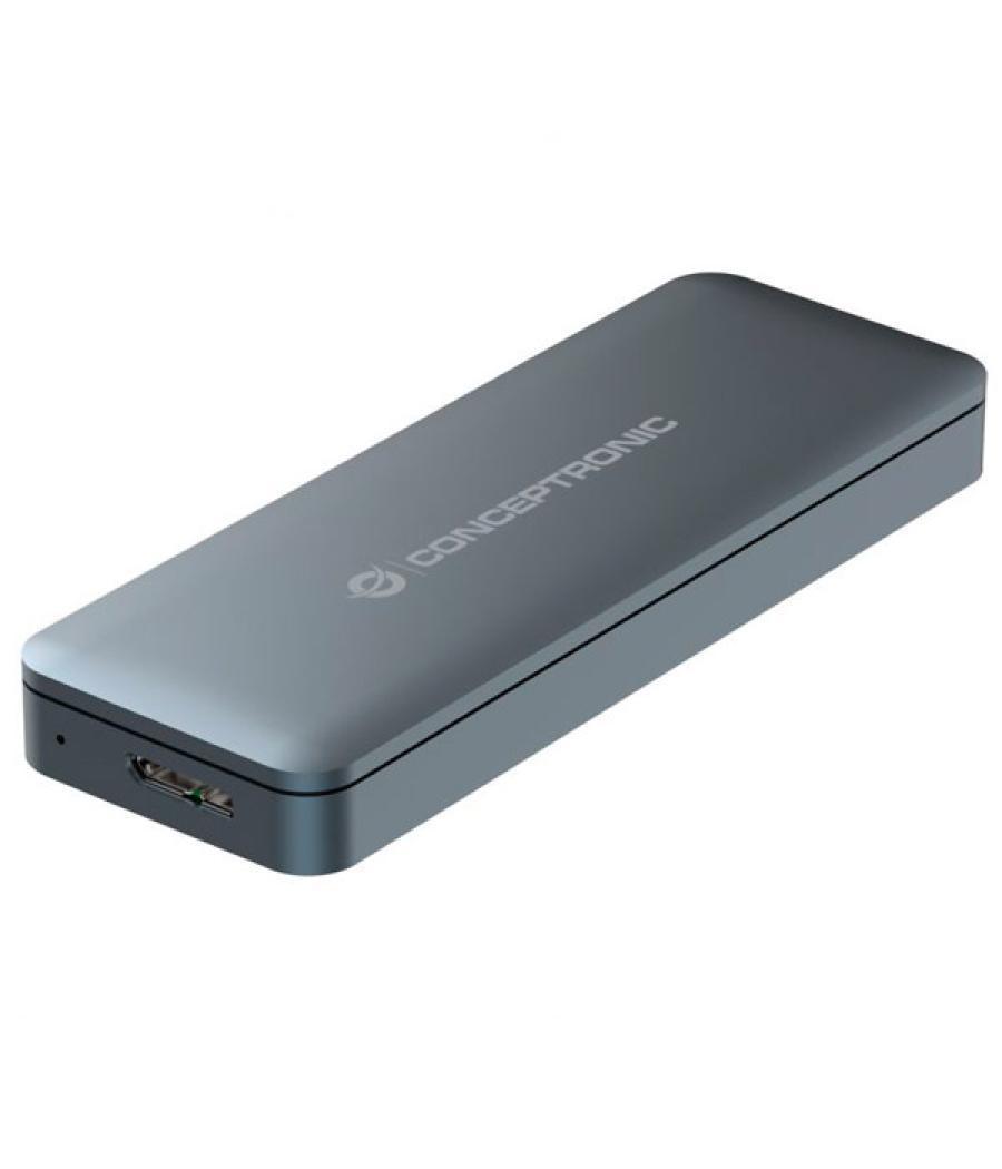 Caja externa m.2 usb-c conceptronic ssd m.2 sata3 usb-c 3.1 *no admite pcie / nvme