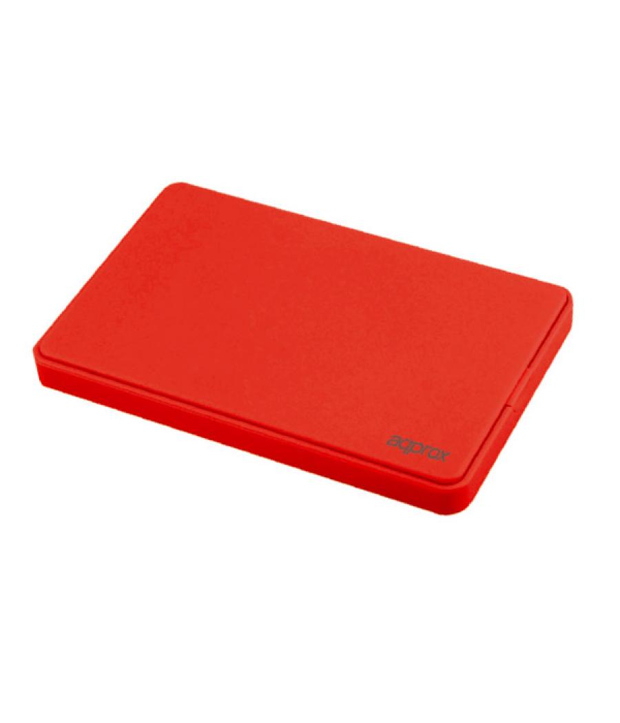 Caja externa 2.5 usb 3.0 approx apphdd300b usb 3.0 para discos de 2.5 sata de 9.5mm color red