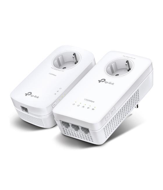 Homeplug wifi tp-link tl-wpa8631p kit 1300mb av500 ac1300 con 3 puertos giga passthrough kit compuesto de un tl-wpa8631p y un tl