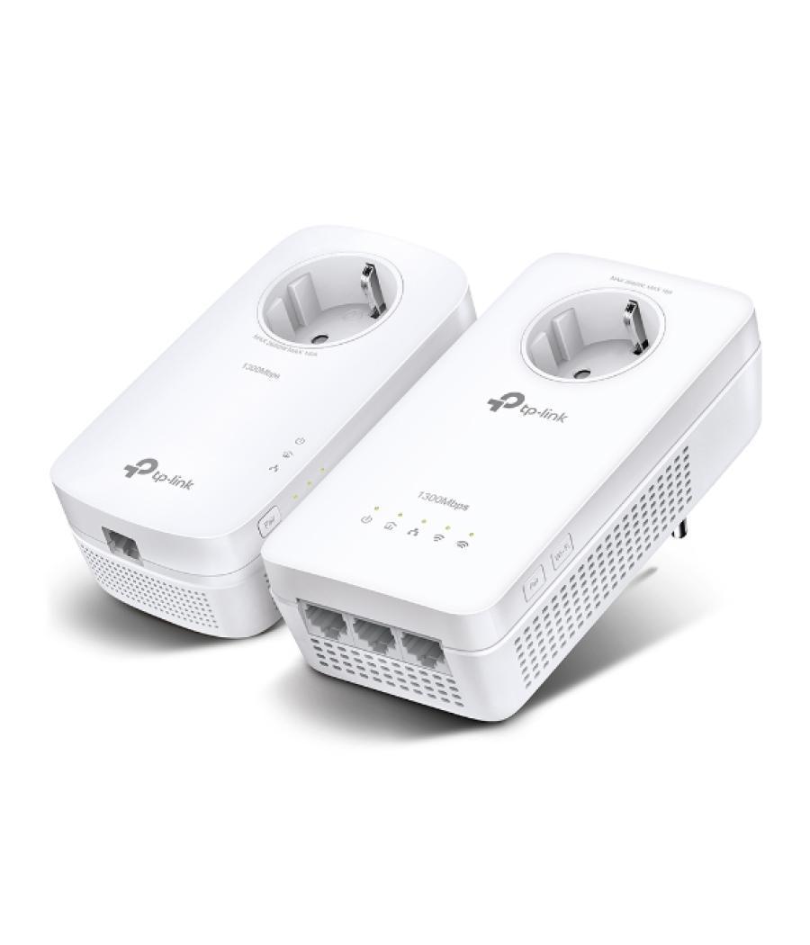 Homeplug wifi tp-link tl-wpa8631p kit 1300mb av500 ac1300 con 3 puertos giga passthrough kit compuesto de un tl-wpa8631p y un tl