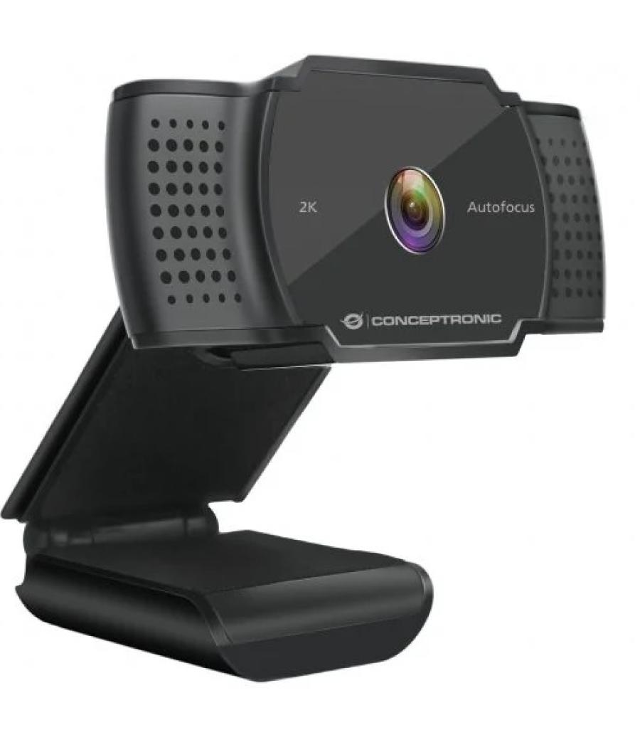 Webcam 2k conceptronic amdis 5mp usb 3.6mm 30 fps angulo vision 72 microfono integrado