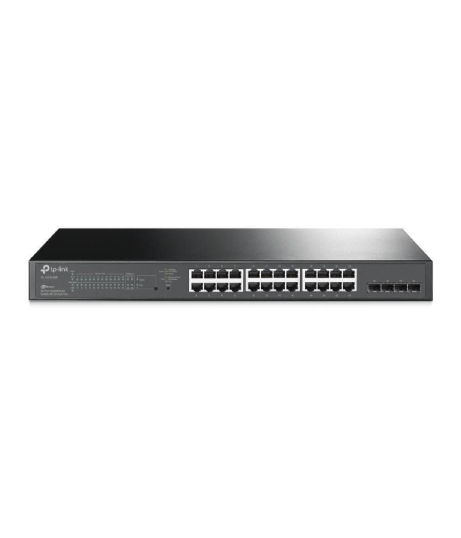 Switch semigestionable poe+ tp-link sg2428p 24p giga poe+ y 4 ranuras sfp gigabit