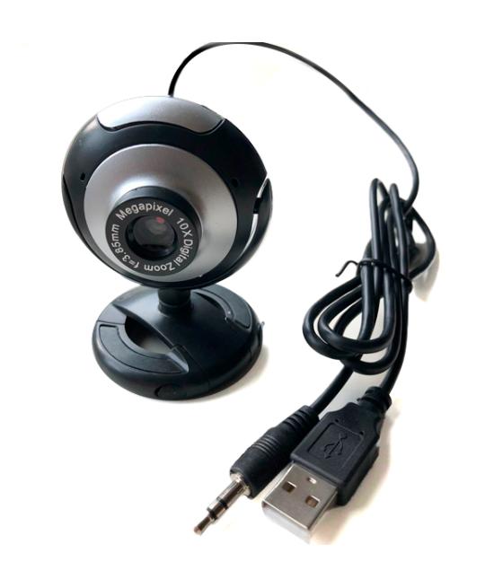 Camara web zero-max zm-020 480p led microfono color negro/gris (formato bulk)