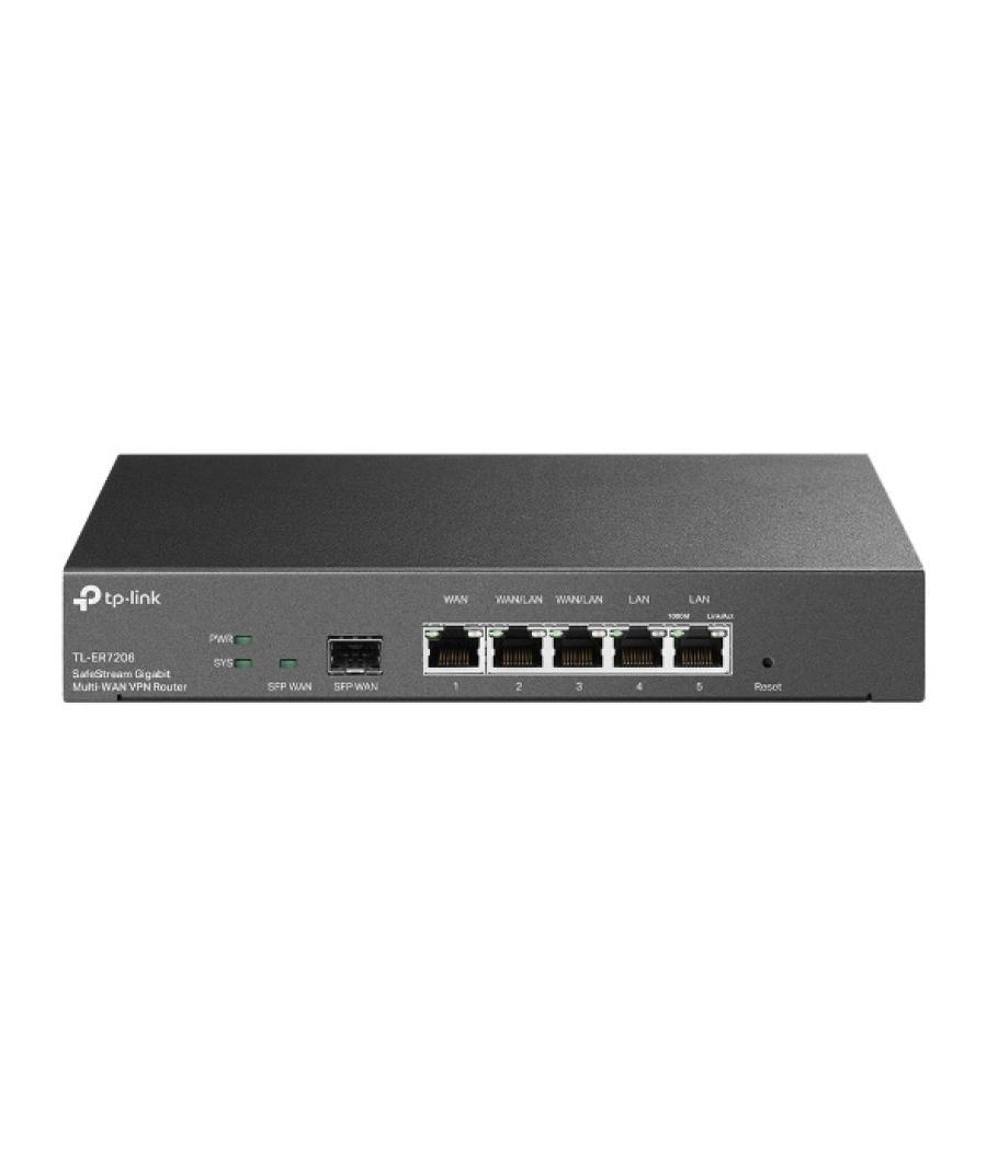 Router vpn tp-link er7206 (tl-er7206) 4p wan giga + 5p lan giga 100 conexiones vpn ipsec 50 conexiones openvpn 50 conexiones l2t