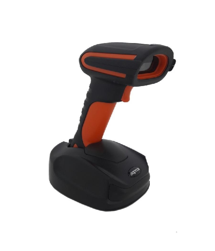 Scanner codigo de barras inalambrico approx appls18i 1d industrial ip67 2.4ghz adapt usb bluetooth 12h de autonomia disparo man/