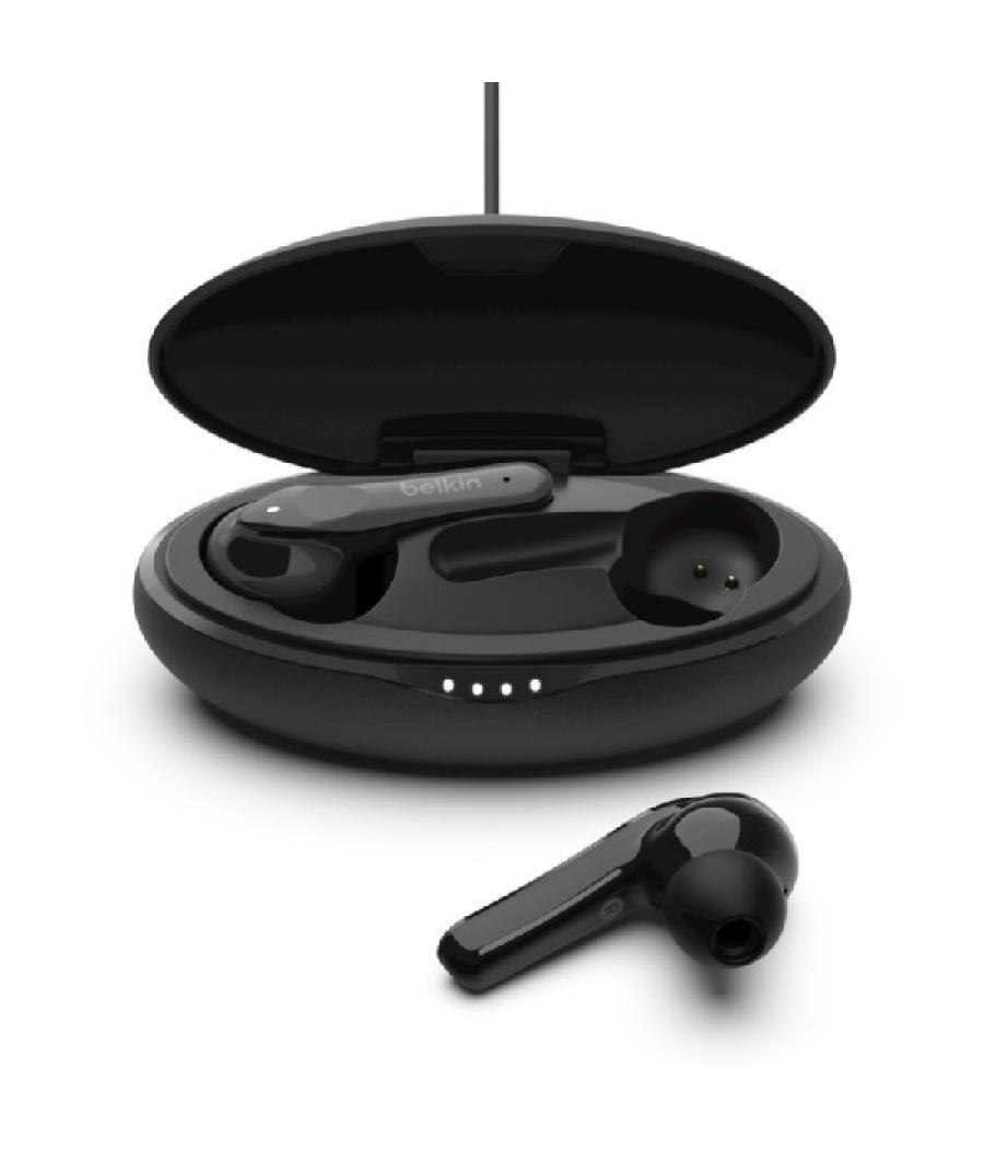 Auricular bluetooth belkin pac002btbk-gr soundform move+ wireless earbuds color negro