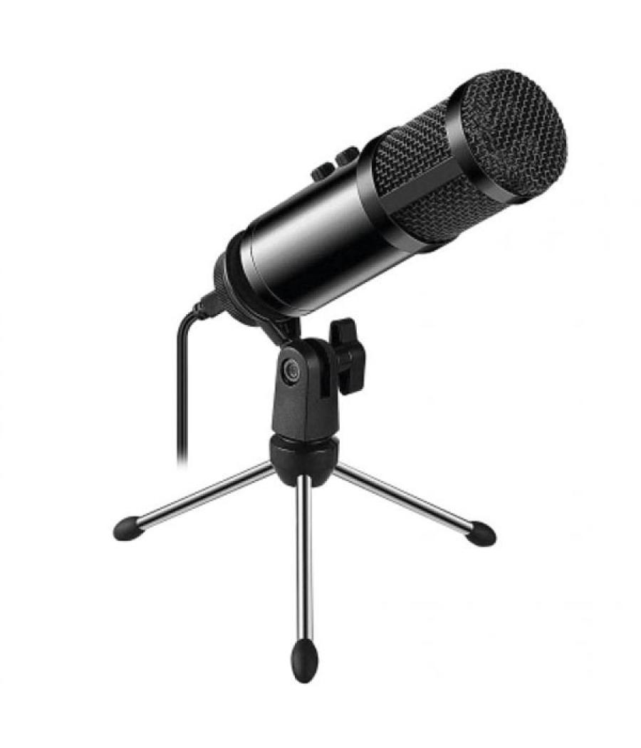 Microfono profesional keep out xmicpro200 usb control de ganancia entrada de auriculares