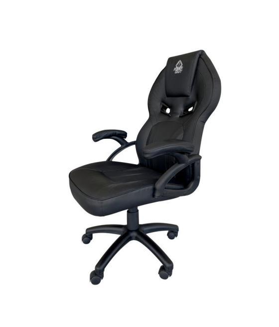 Silla gamer keep out xs200 negra espuma de alta densidad reposabrazos fijos