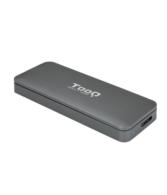 Caja externa m.2 usb-c tooq tqe-2281g para m.2 ngff usb 3.1 gen1 gris