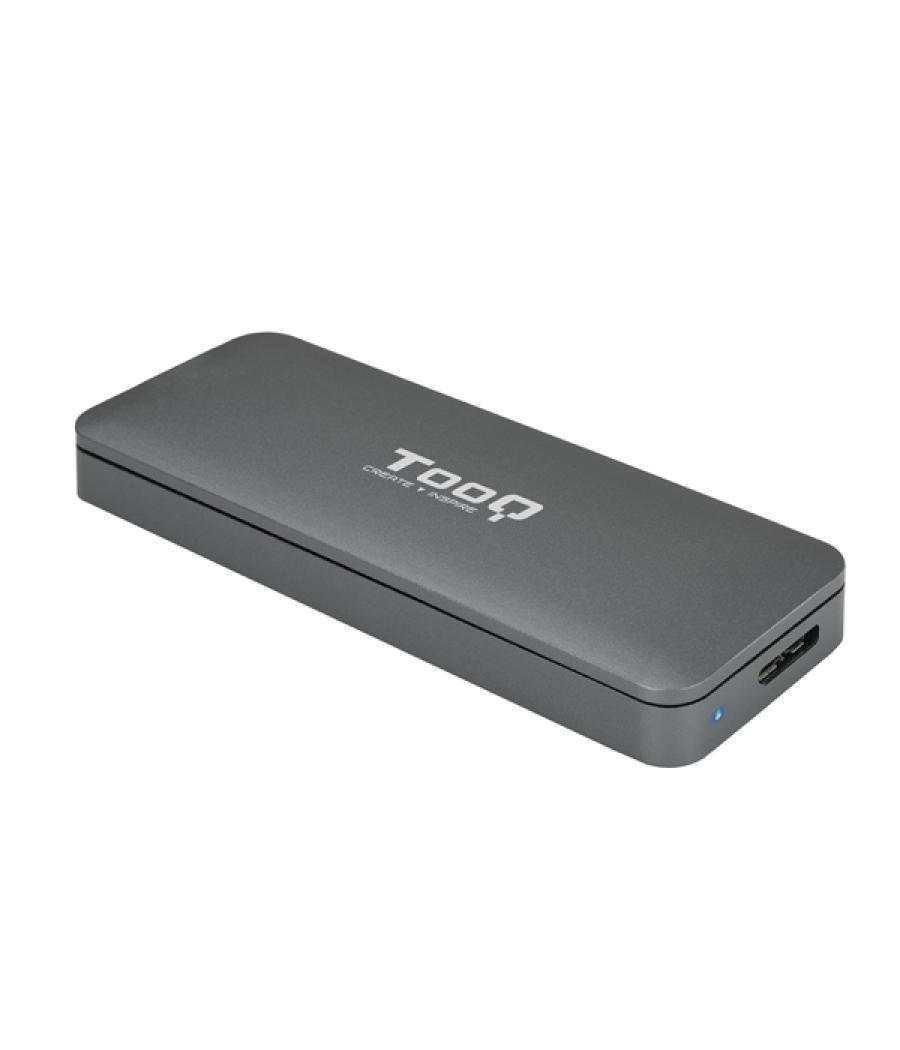 Caja externa m.2 usb-c tooq tqe-2281g para m.2 ngff usb 3.1 gen1 gris