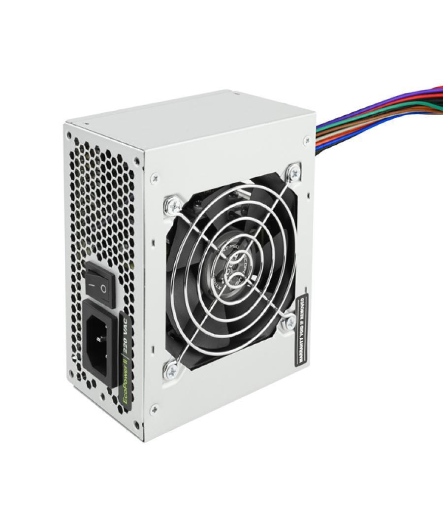 Fuente de alimentacion tooq tqep-500s-sfx 500w sfx ventilador de 80mm medidas 125x100x63 fuente destinada a reparaciones