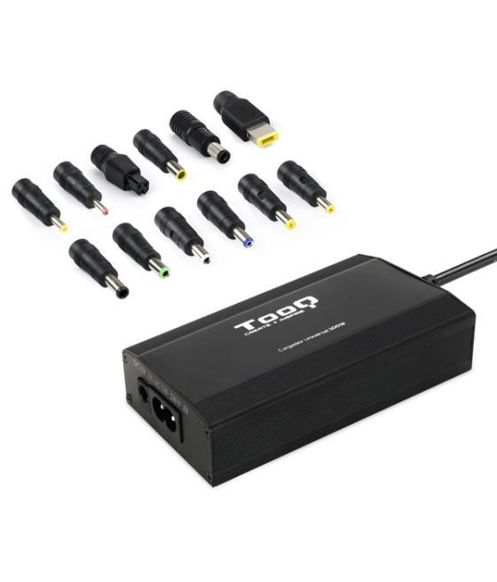 Cargador universal de portatil tooq tqlc-100bs01m 100w 12 conectores puerto usb