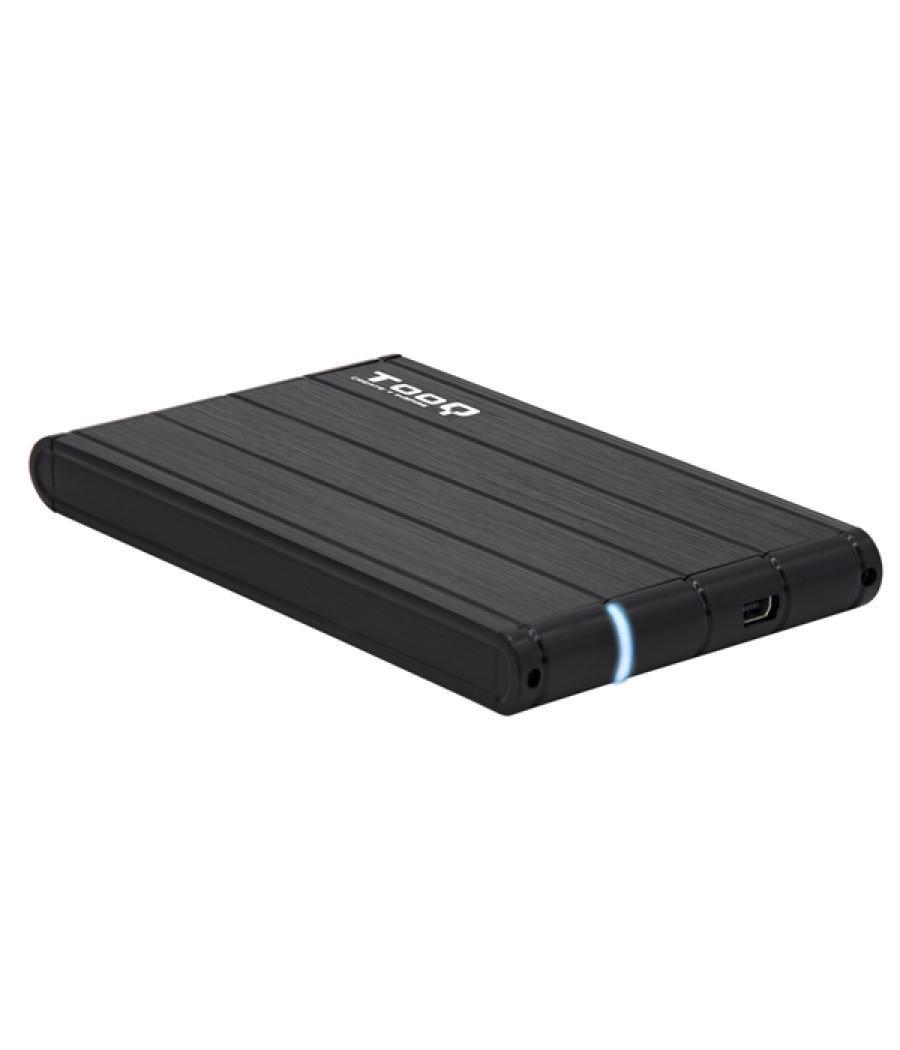 Caja externa 2.5 usb 3.0 tooq tqe-2530b para hd hasta 9,5 sata usb 3.0 negra