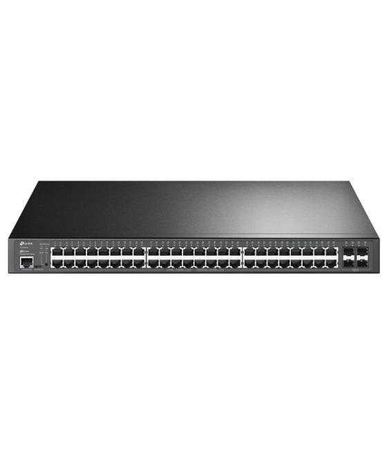 Switch gestionable l2 tp-link tl-sg3452 48p giga l2 poe+ (384w) mas 4 ranuras gigabit sfp puerto de consola rj45/miro-usb rack 1