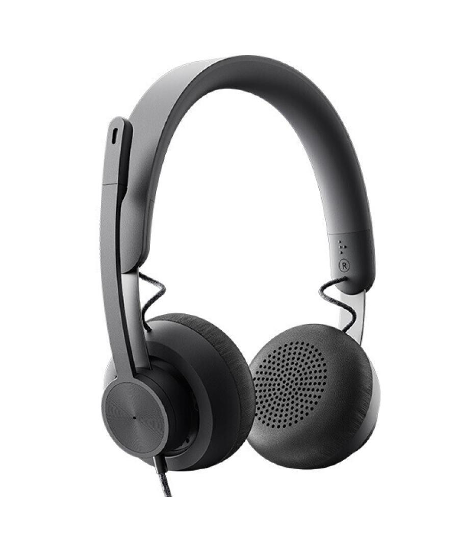 Headset logitech zone wired teams usb-a usb-c graphite p/n:981-000870