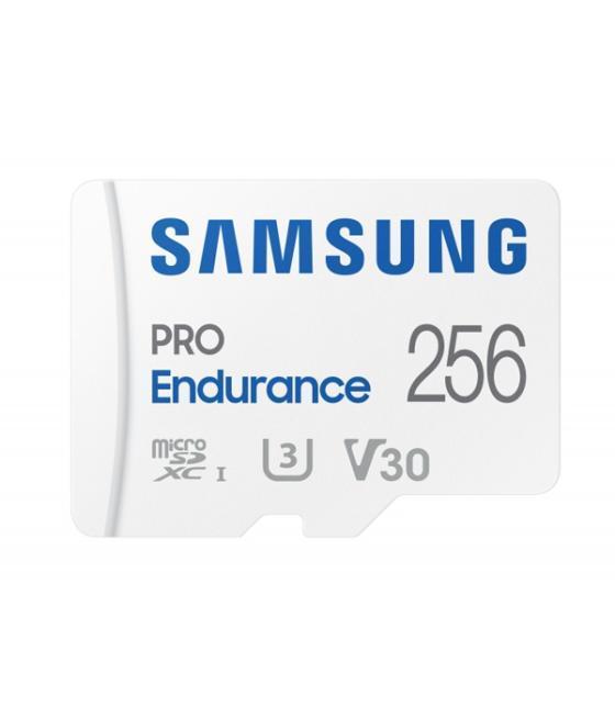 Memoria sd micro 256gb samsung sdxc pro endurance clase 10 con adaptador a sd mb-mj256ka/eu
