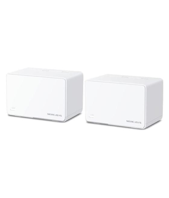 Punto de acceso wifi 6 mesh mercusys halo h80x (2-pack) kit de dos puntos de acceso ax3000 doble banda 3 puertos gigabit