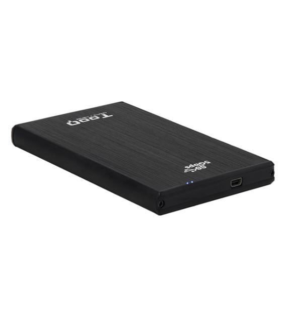 Caja externa 2.5 usb 3.0 tooq tqe-2522b para 2,5 9,5 sata usb 3.0 negra