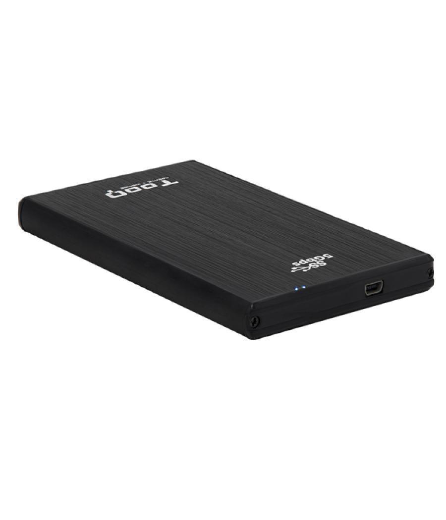 Caja externa 2.5 usb 3.0 tooq tqe-2522b para 2,5 9,5 sata usb 3.0 negra