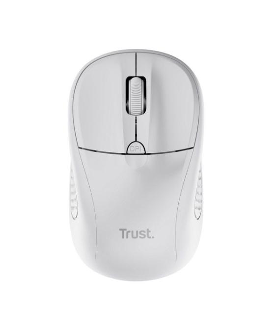 Mouse trust wireless primo 4 botones y rueda desplazamiento 1000-1600dpi color blanco 24795