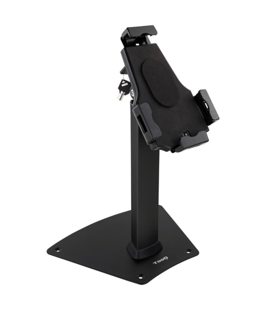 Soporte de sobremesa para tablet tooq tqtds0811 de 7.9 a 10.5 con sistema antirrobo color negro