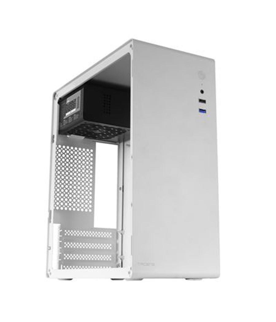 Caja slim ultra compacta micro atx tacens orumx white estructura y en acero tamaño 320x146x332mm ventilador trasero 80mm fuente 