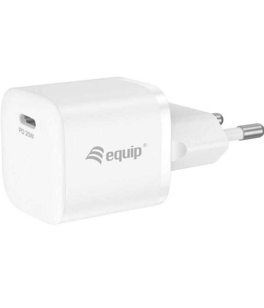 Cargador de pared equip pack 25 unidades quick charge pd 1 puerto usb-c 20w equip life