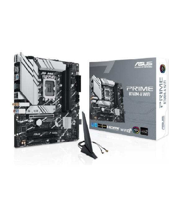 Pb asus prime b760m-a wifi m-atx skt 1700 12º/13º gen 4xddr5 5600mhz displayport hdmi 2xm.2 wi-fi 6 usb-c