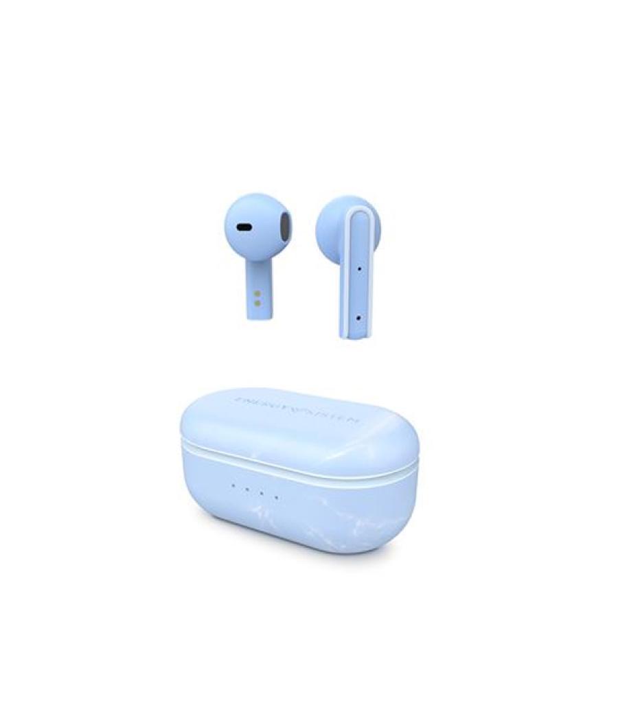 Auriculares bluetooth energy sistem senshi eco plastico 100% reclicado bt 5.3 smart connect proximity sensor caja de carga