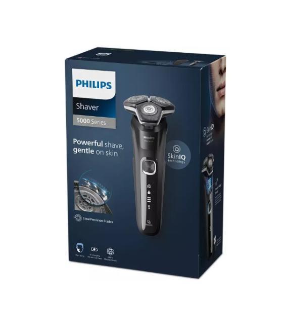 Afeitadora philips s5898/35 color negro uso en humedo y seco inalambrica estuche