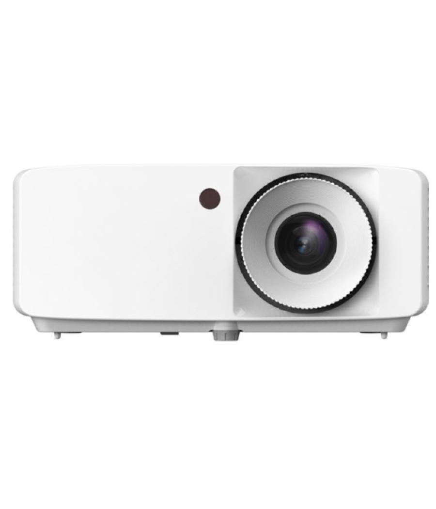 Proyector optoma dlp zh350 eco laser 3600 lumens 1920x1080 fhd 2.000.000:1 hdmi vga ausio 15w color blanco