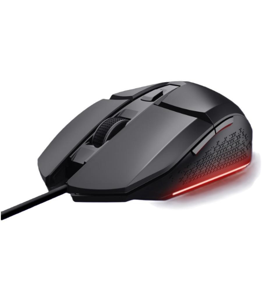 Mouse trust gaming rgb gxt 109 felox iluminacion led 6 botones negro 25036