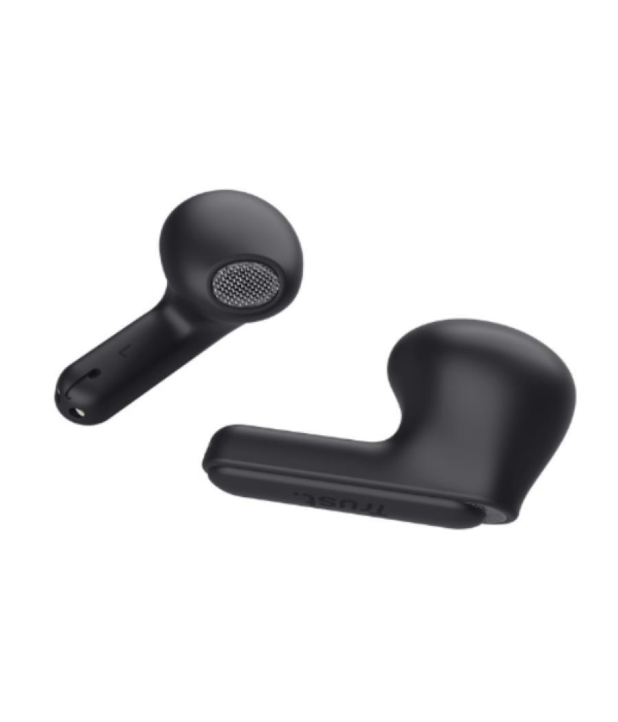 Auricular intrauditivo bluetooth trust yavi 25298 negro enc base de carga usb-c control tactil 23h