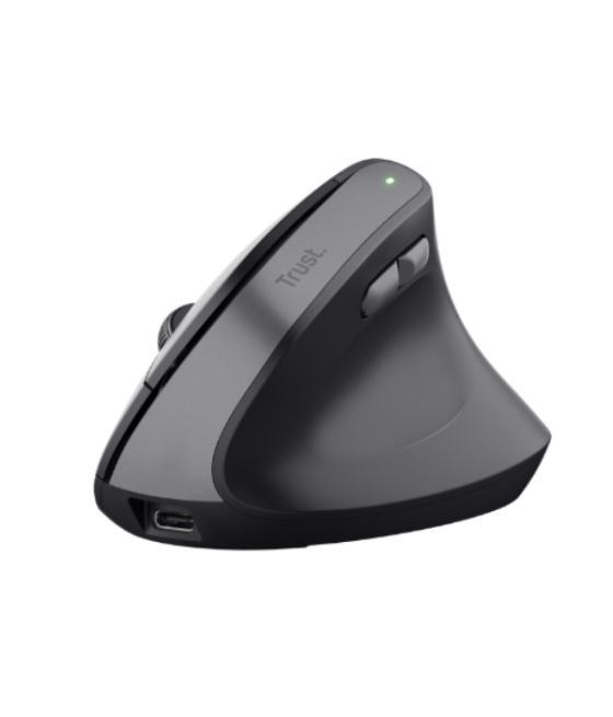 Mouse trust wireless ergo bayo ii 25145 rf 2.4 ghz dpi ajustable 800-2400ppp 6 botones carga usb-c