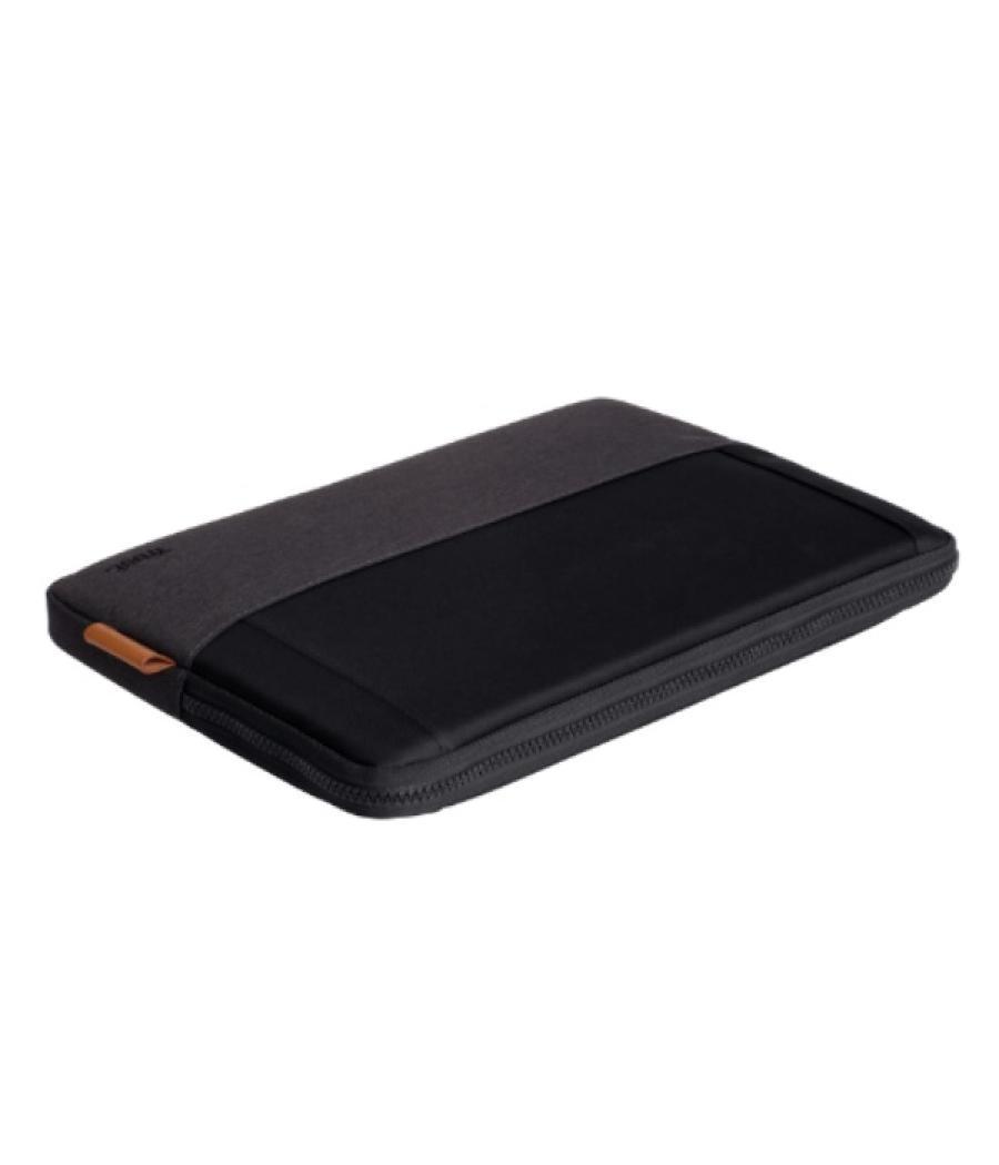 Funda universal trust lisboa 25350 soft sleeve color negro - para tablets/portatiles hasta 13.3