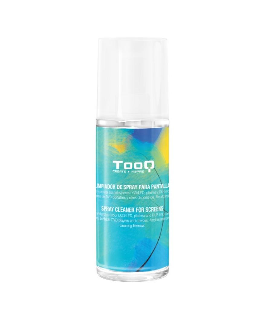 Spray limpiador tooq tqsc0016 para pantallas con paño de microfibra 150ml