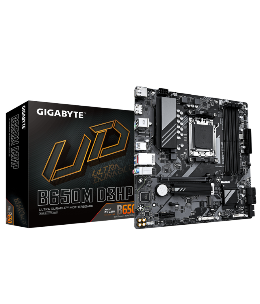 Placa base gigabyte b650m d3hp am5 atx 4xddr5