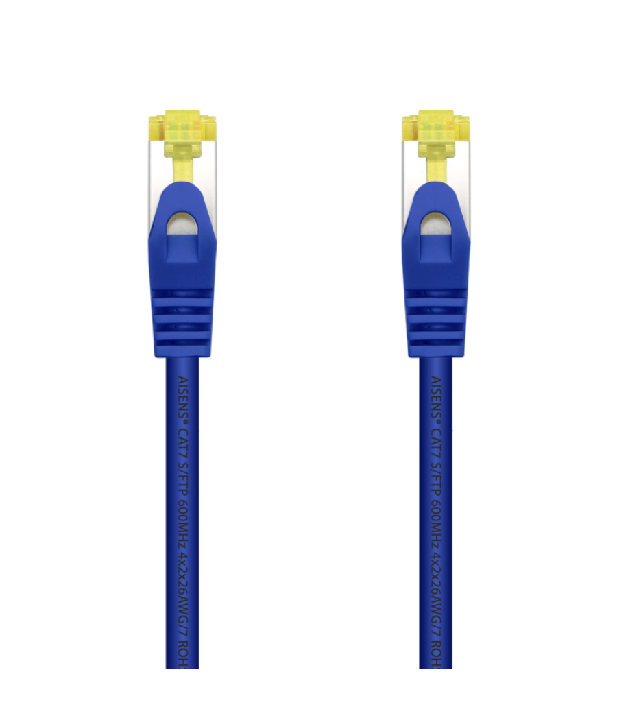 Cable red aisens latiguillo rj45 lszh cat.7 sftp pimf 1.0m azul