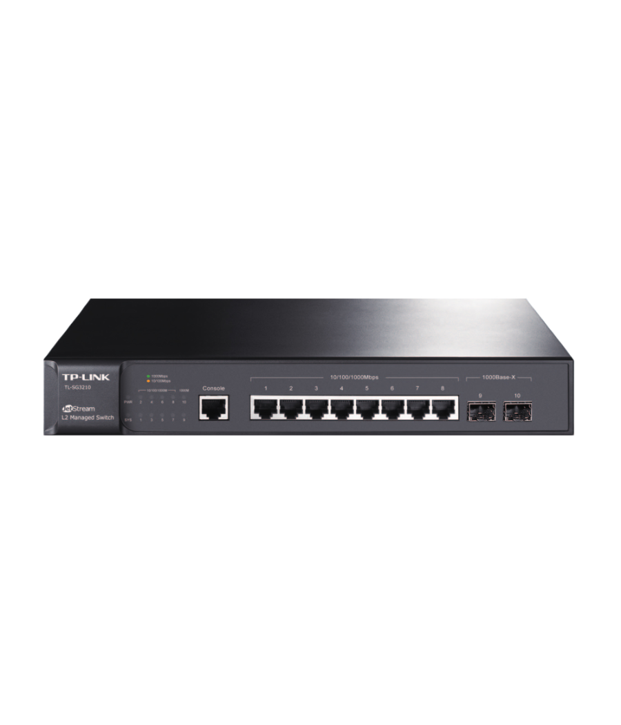 Switch tp link omada tl-sg3210 / l2, 8x1g, 2xsfp