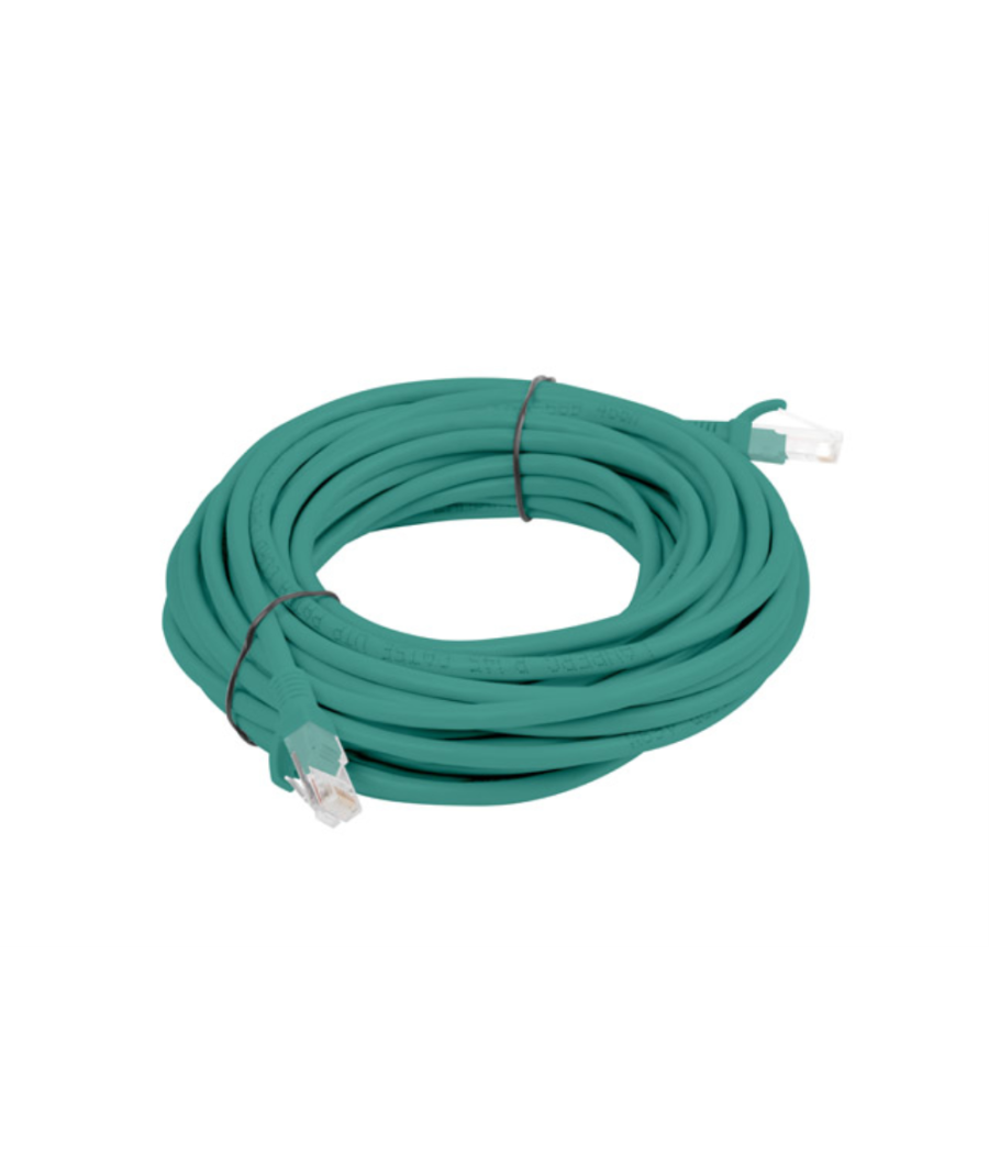 Cable red lanberg latiguillo cat.6 utp 5m verde fluke passed