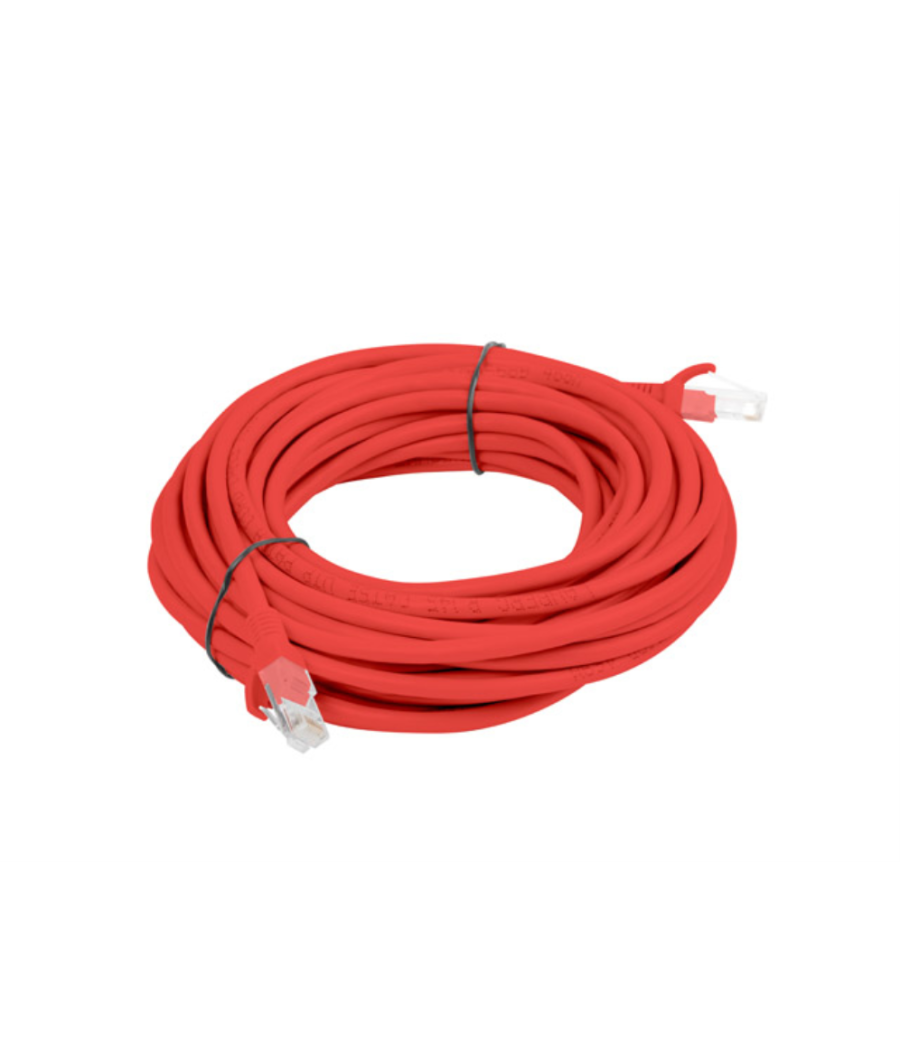 Cable red lanberg latiguillo cat.6 utp 5m rojo fluke passed