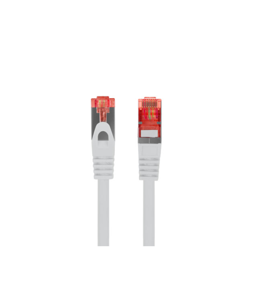 Cable red lanberg latiguillo cat.6 s/ftp lszh cu 0.5m gris fluke passed