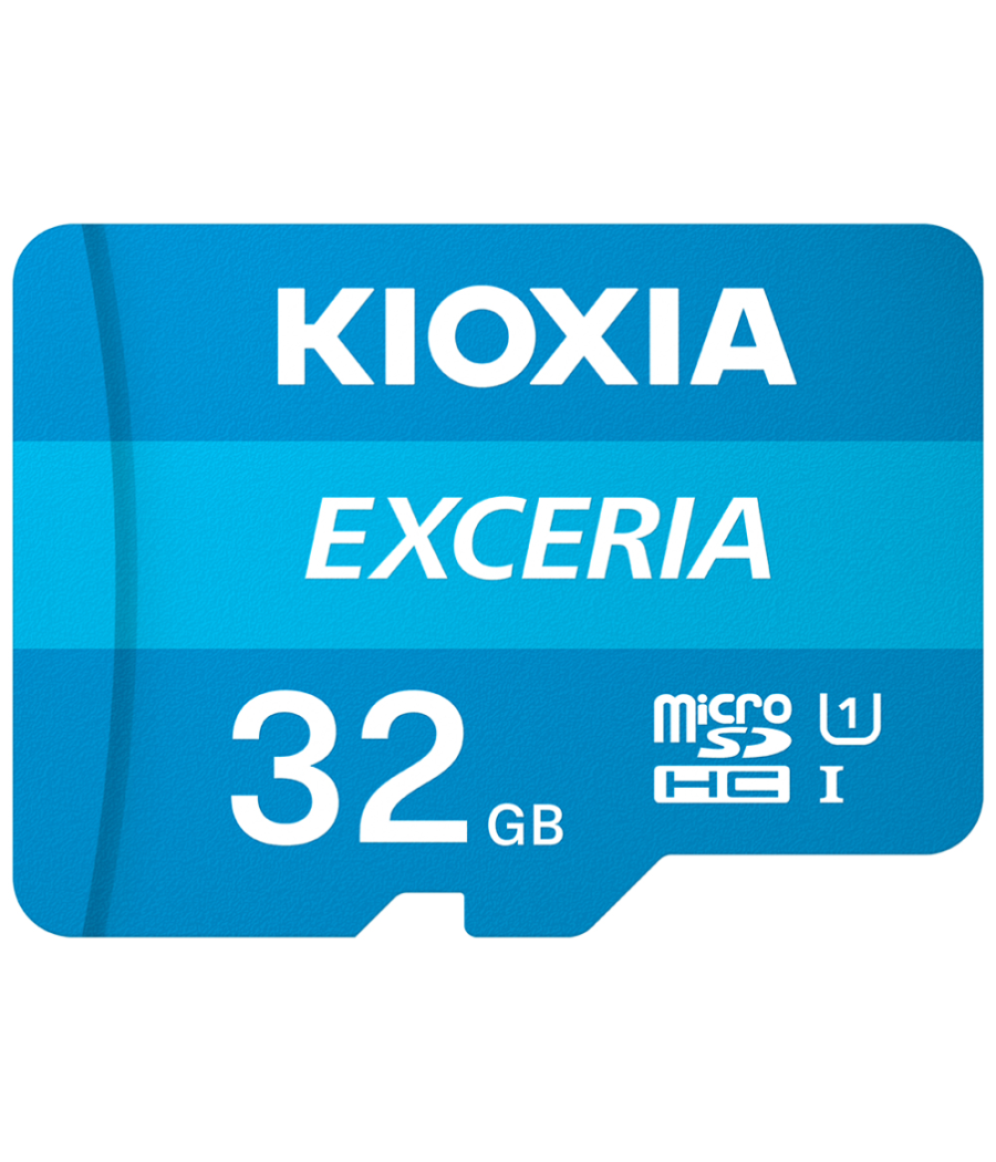 Micro sd kioxia 32gb exceria uhs-i c10 r100 con adaptador