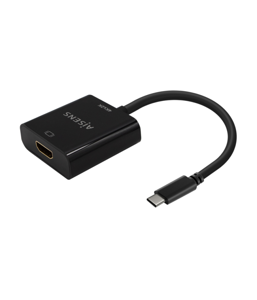 Conversor aisens usb-c a hdmi 4k30hz usb-c m-hdmi h negro 15cm