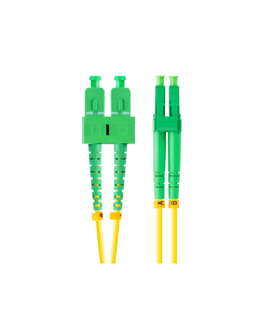 Cable de fibraoptica lanberg 2m mono sc/apc-lc/apc duplex g657a1 lszh amarill