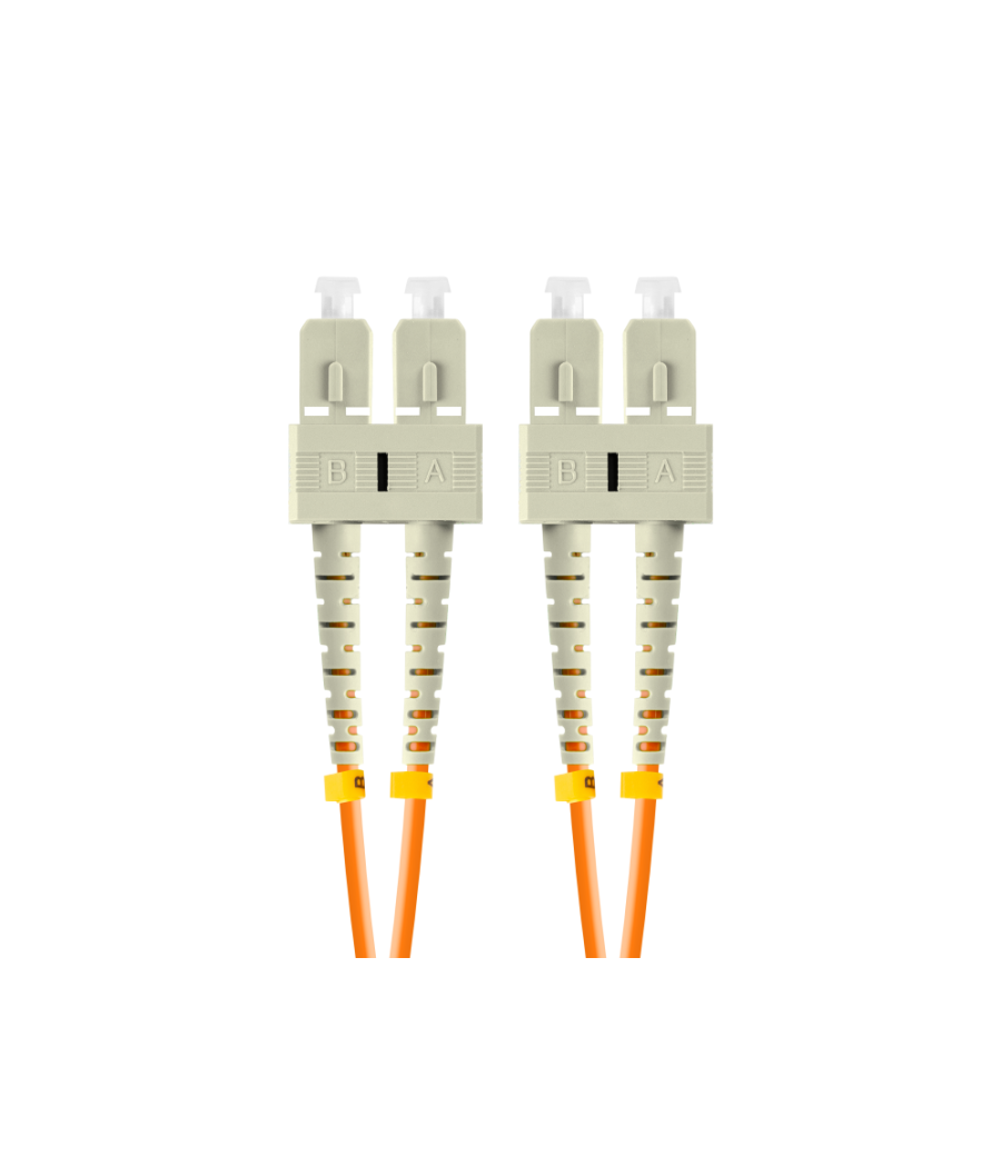 Cable de fibraoptica lanberg 2m mult sc/upc-sc/upc duplex om2 50/125 lszh naraj