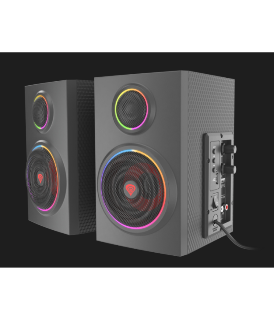 Altavoces buetooth genesis helium 300bt 2.0 24w rgb