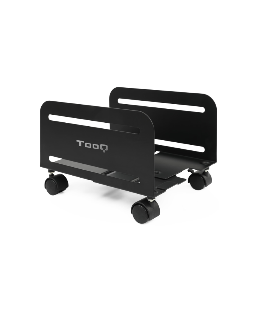 Soporte para cpu de suelo con ruedas tooq umcs0004-b negro