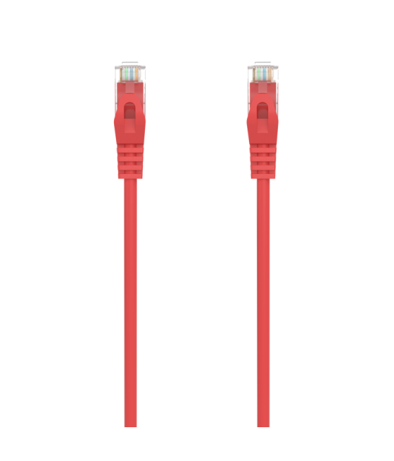 Cable red aisens latiguillo rj45 lszh cat.6a utp awg24 25cm rojo